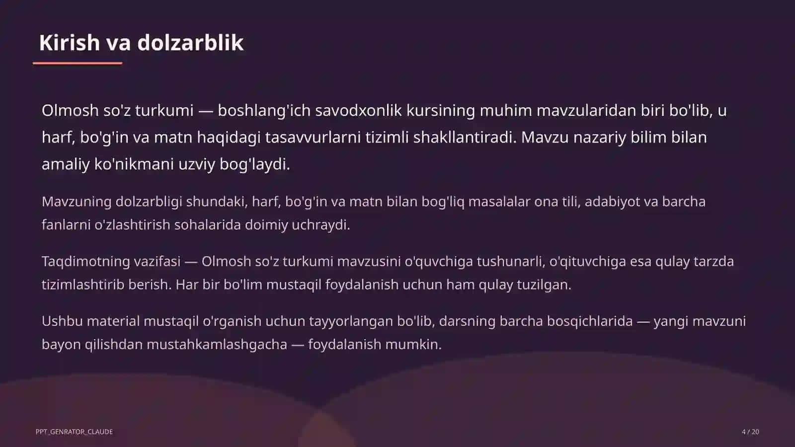 Olmosh so'z turkumi (4-sinf) 4