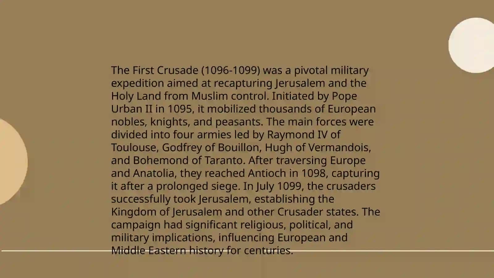 The Crusades 4