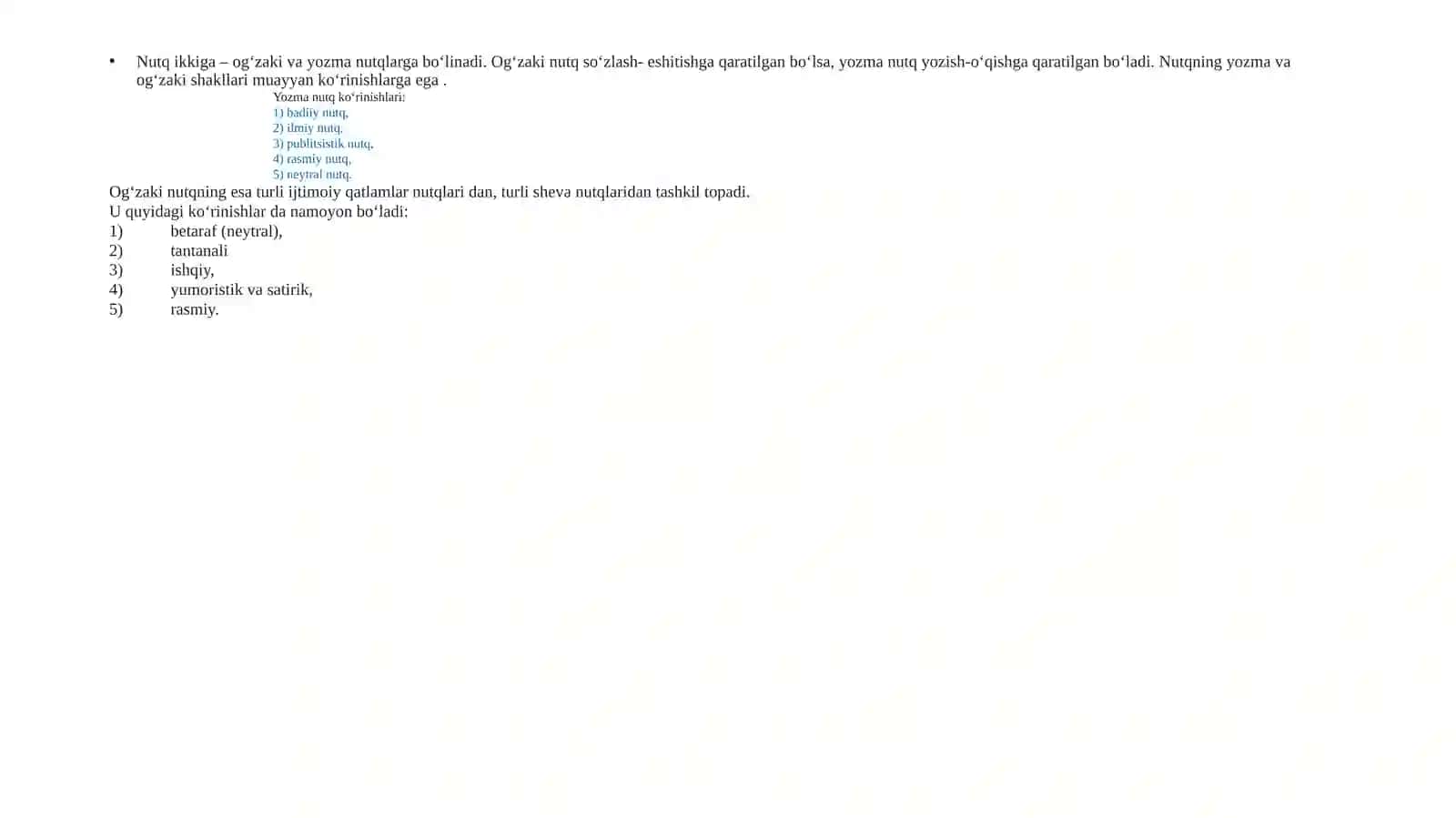 Og'zaki va yozma nutqning lingvistik ekspertizasi 4