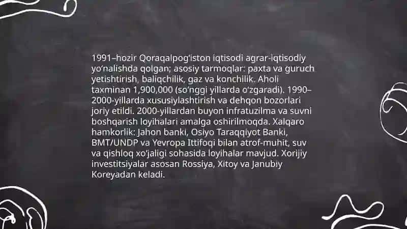Qoraqalpogʻiston Respublikasining mustaqillik davridagi siyosiy maqomi va Oʻzbekiston konstitutsiyasidagi oʻrni 4