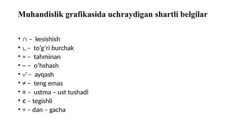 Kirish. Nuqta.  Nuqtaning    ortogonal    proekstiyalari.    Xususiy vaziyatdagi nuqtalar. Monj epyuri 4