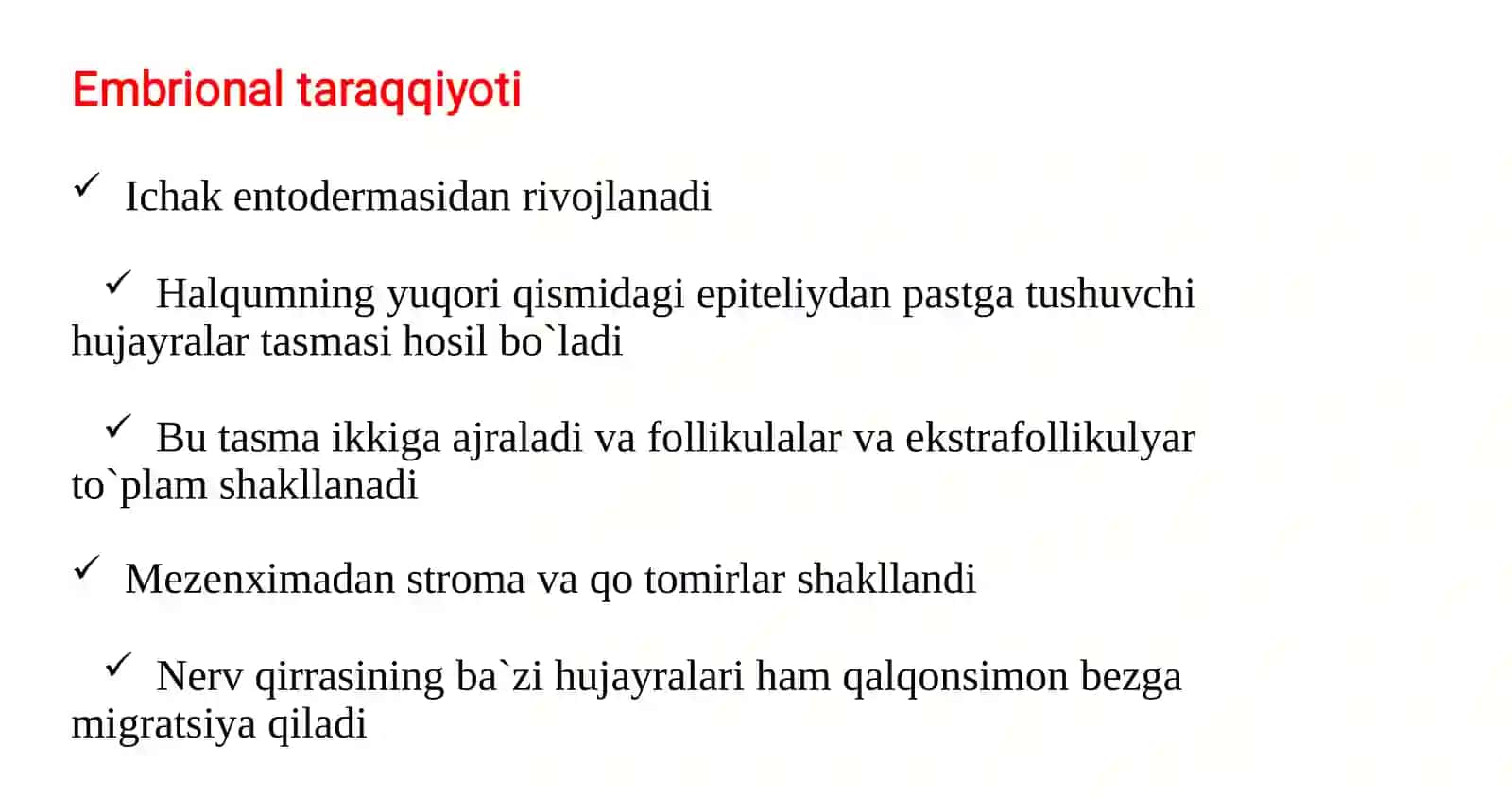 Yakka joylashgan gormon hosilqiluvchihujayralar 4