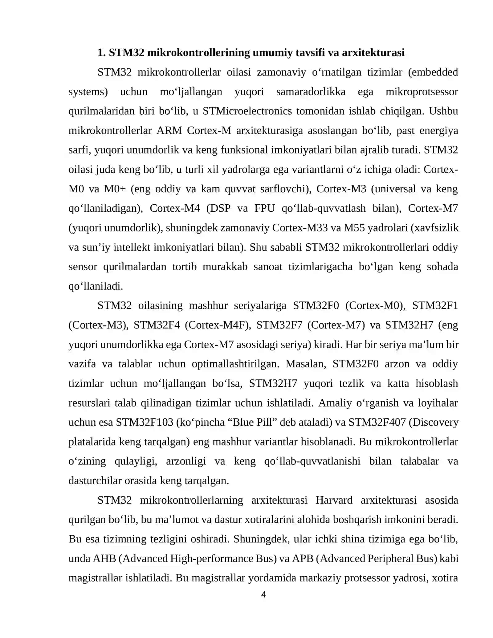 STM32 mikrokontrollerida UART, I2C, SPI protokollarini dasturlash 4
