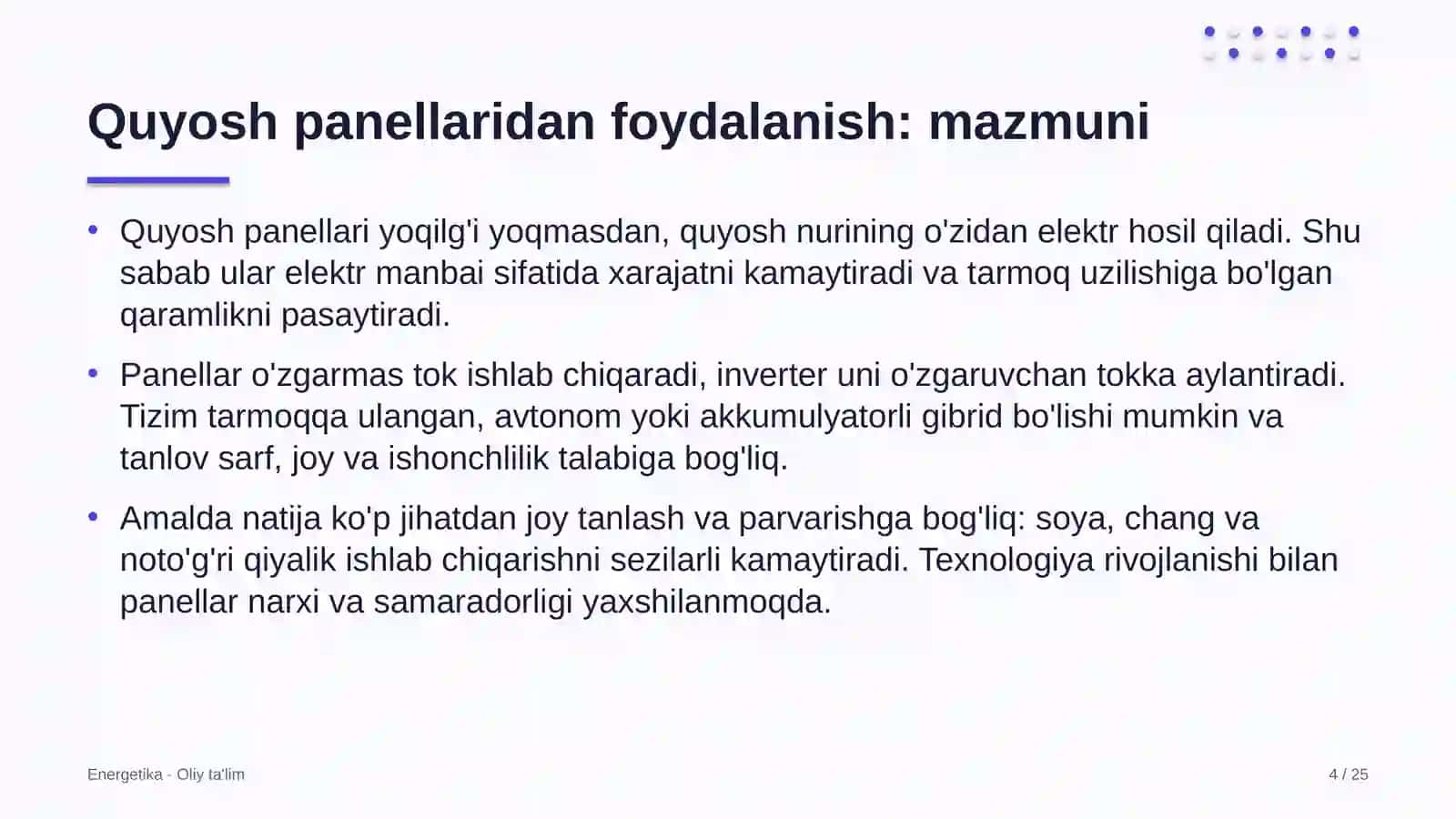 taksi xizmatida quyosh panellaridan foydalanish 4181 4