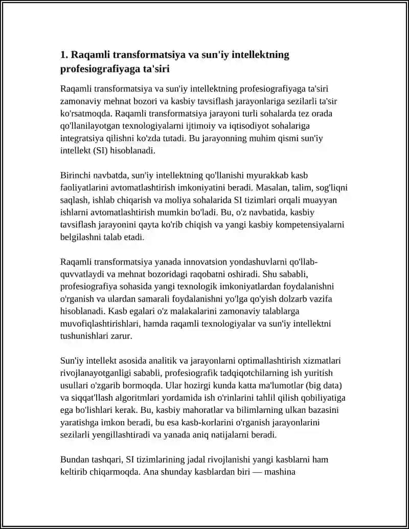 PROFESSIOGRAFIYA OLDIDAGI ZAMONAVIY MUAMMOLAR VA VAZIFALAR 4