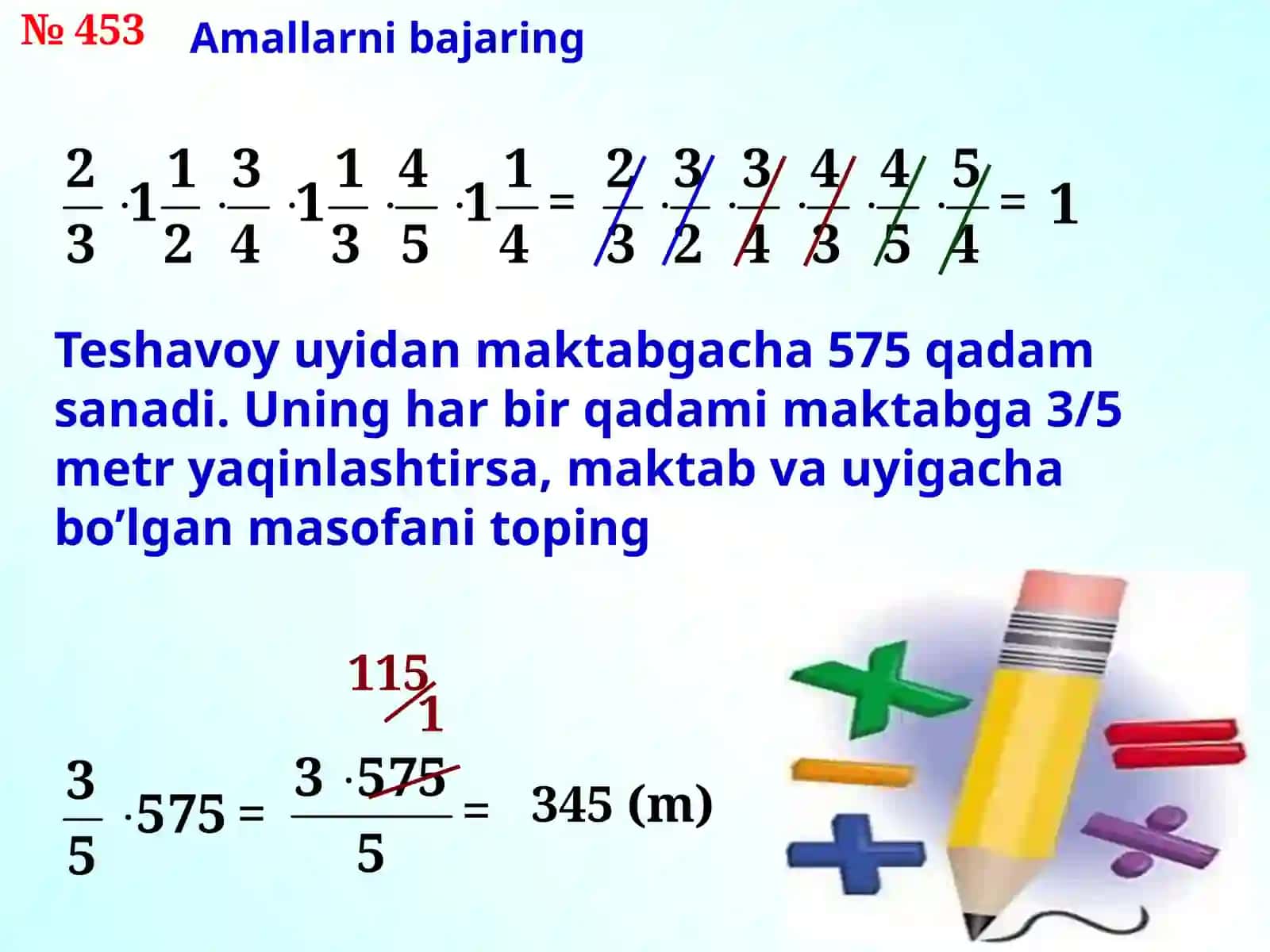 Kasrlarni yechish 4