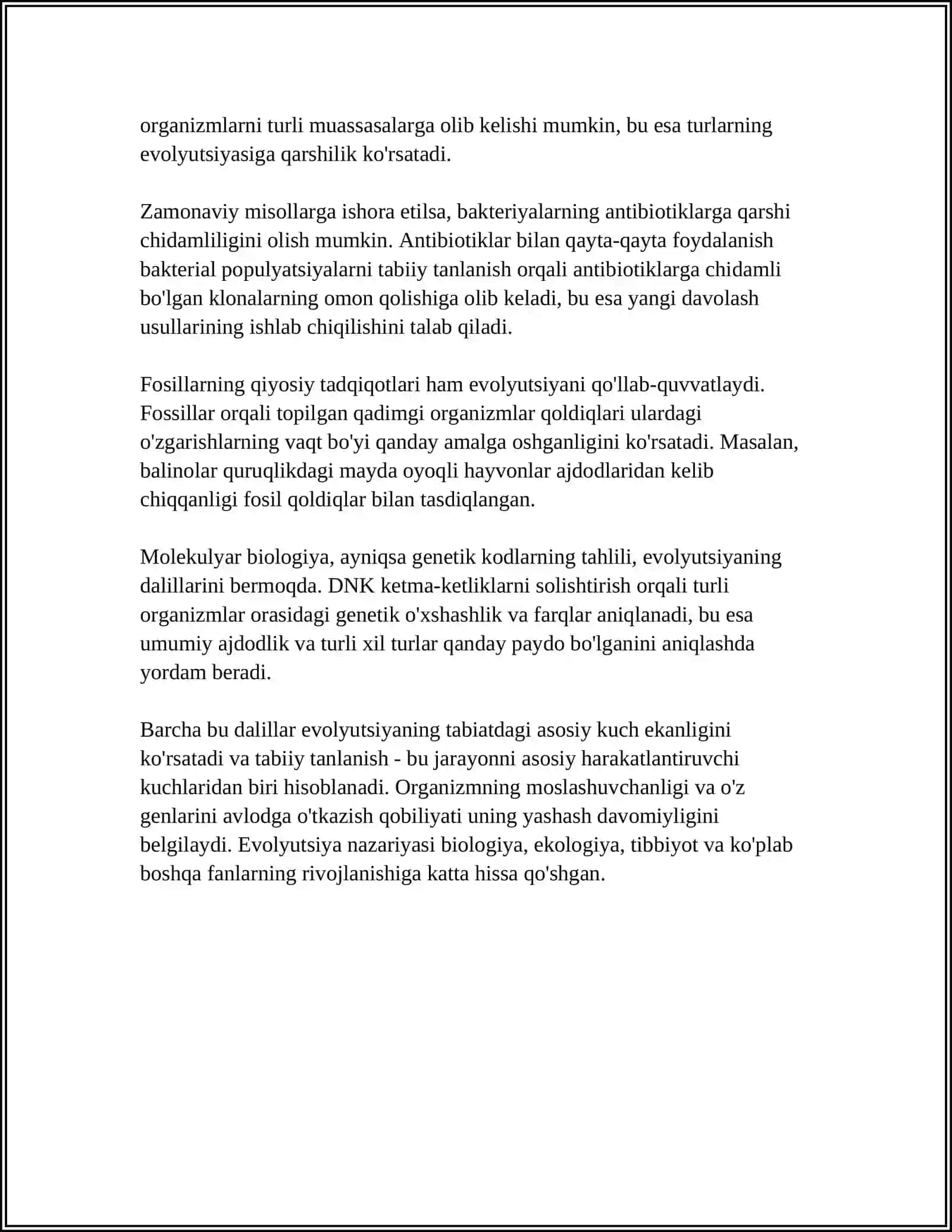 O’SISH VA RIVOJLANISHNING UMUMIY QONUNIYATI 4