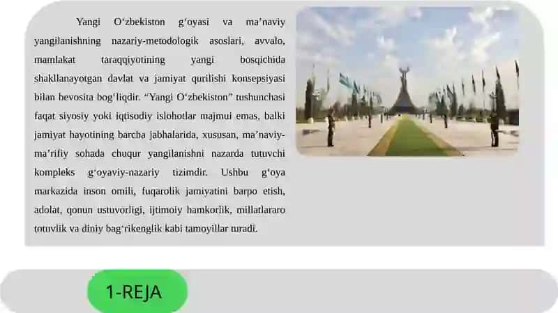 Yangi oʻzbekistonda amalga oshirilayotgan maʼnaviy oʻzgarishlar 4