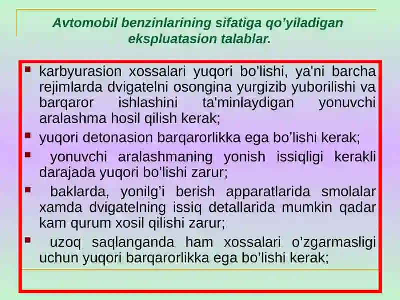 Avtomobil benzinlari 4