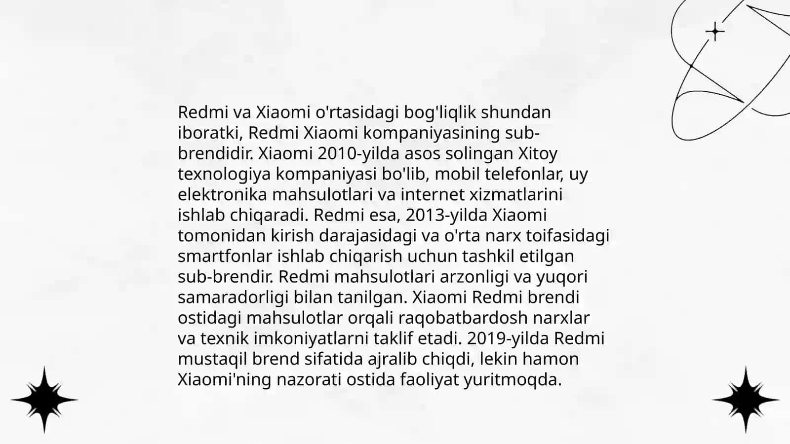 Redmi brendining kelib chiqish tarixi va hozirgi kundagi oʻrni 4