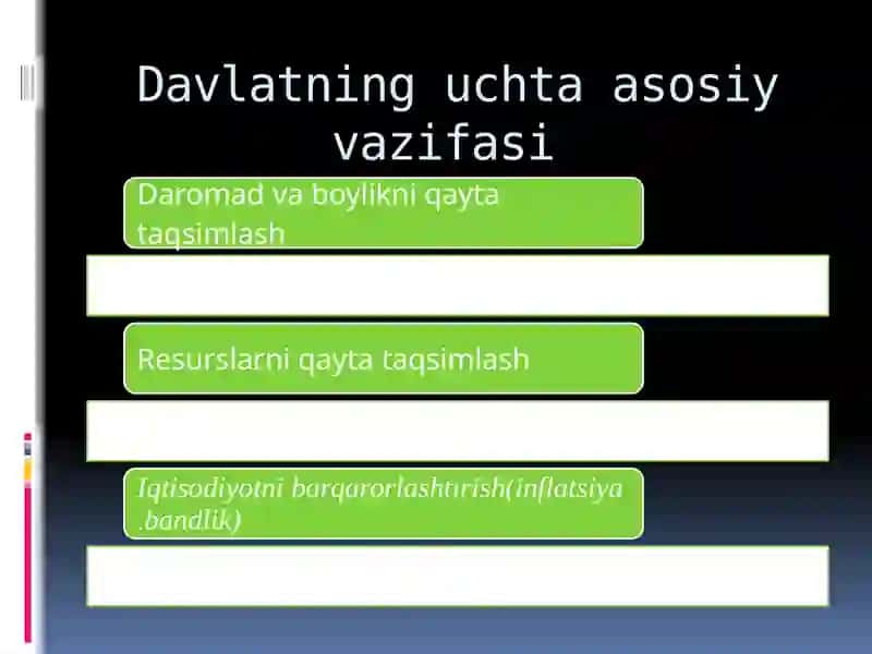 IQTISODIYOT, BOZOR VA IQTISODIY SIYOSAT 4