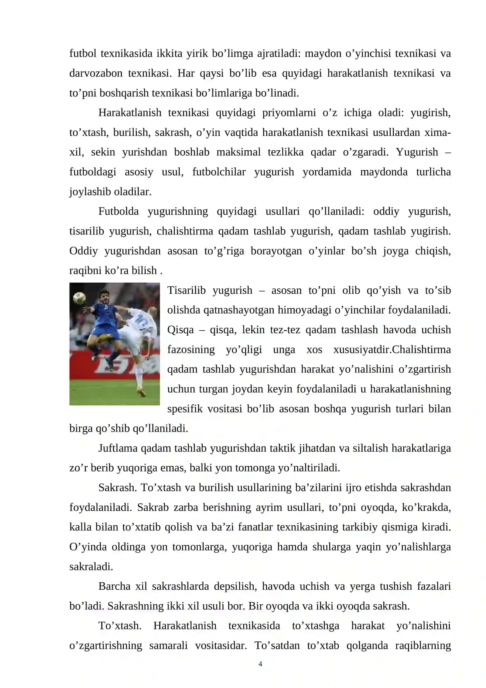 Futbol - sport o’yinlaridan biri 4
