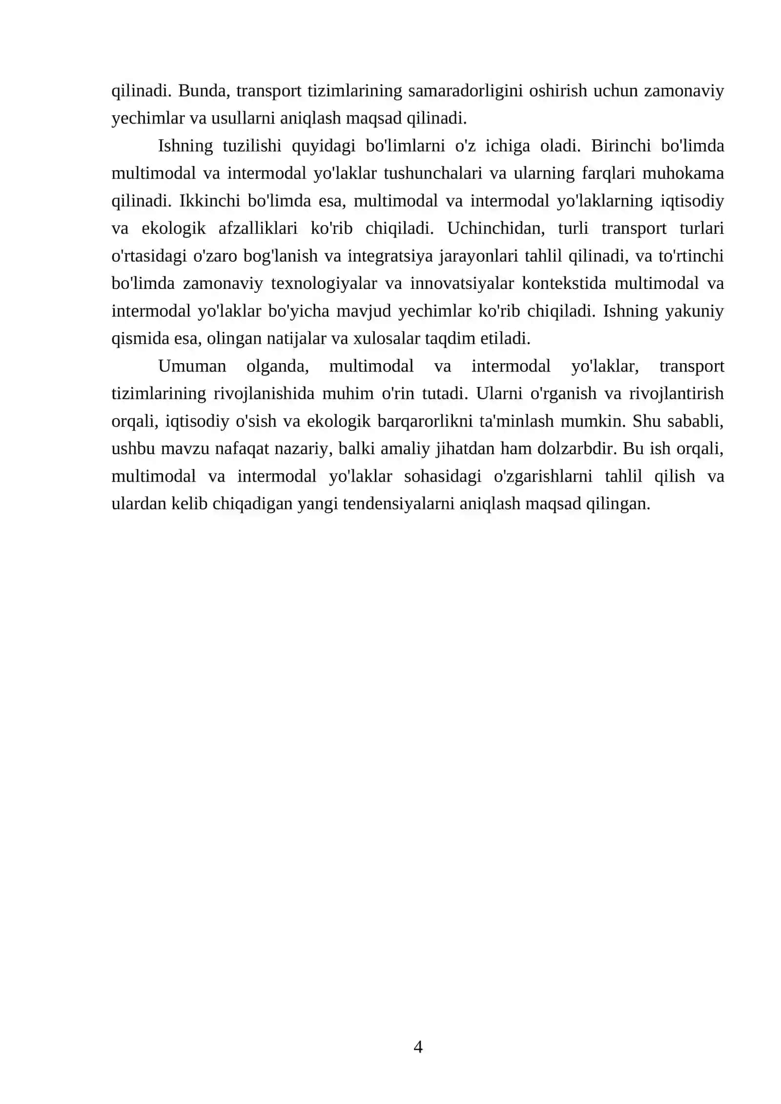 XALQARO LOGISTIKA FANIDAN TAYYORLAGAN MUSTAQIL ISHI 4