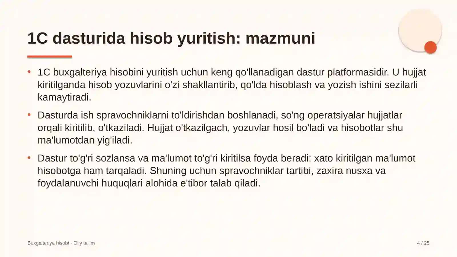 moyli ekinlar yetishtirishda 1c dasturida hisob yuritish 1953 4