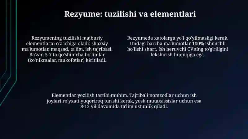 Ingliz tili matn mazmunining qisqacha bayoni 4