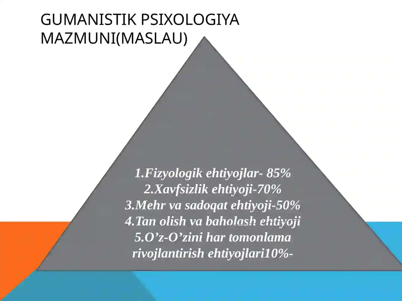 XVII-XIXасрларда тарбия, мактаб, педагогик фикрлар ривожи..XX-asrda psixologiyaning rivojlanishi 4