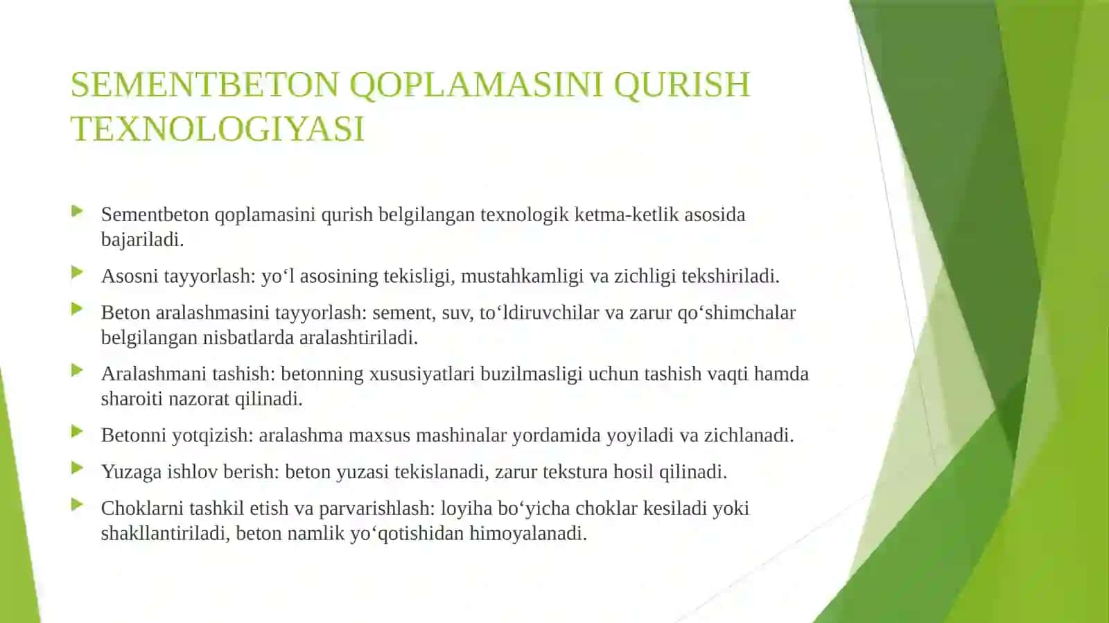 Sementbeton qoplamalari va O‘zbekiston iqlimi 4
