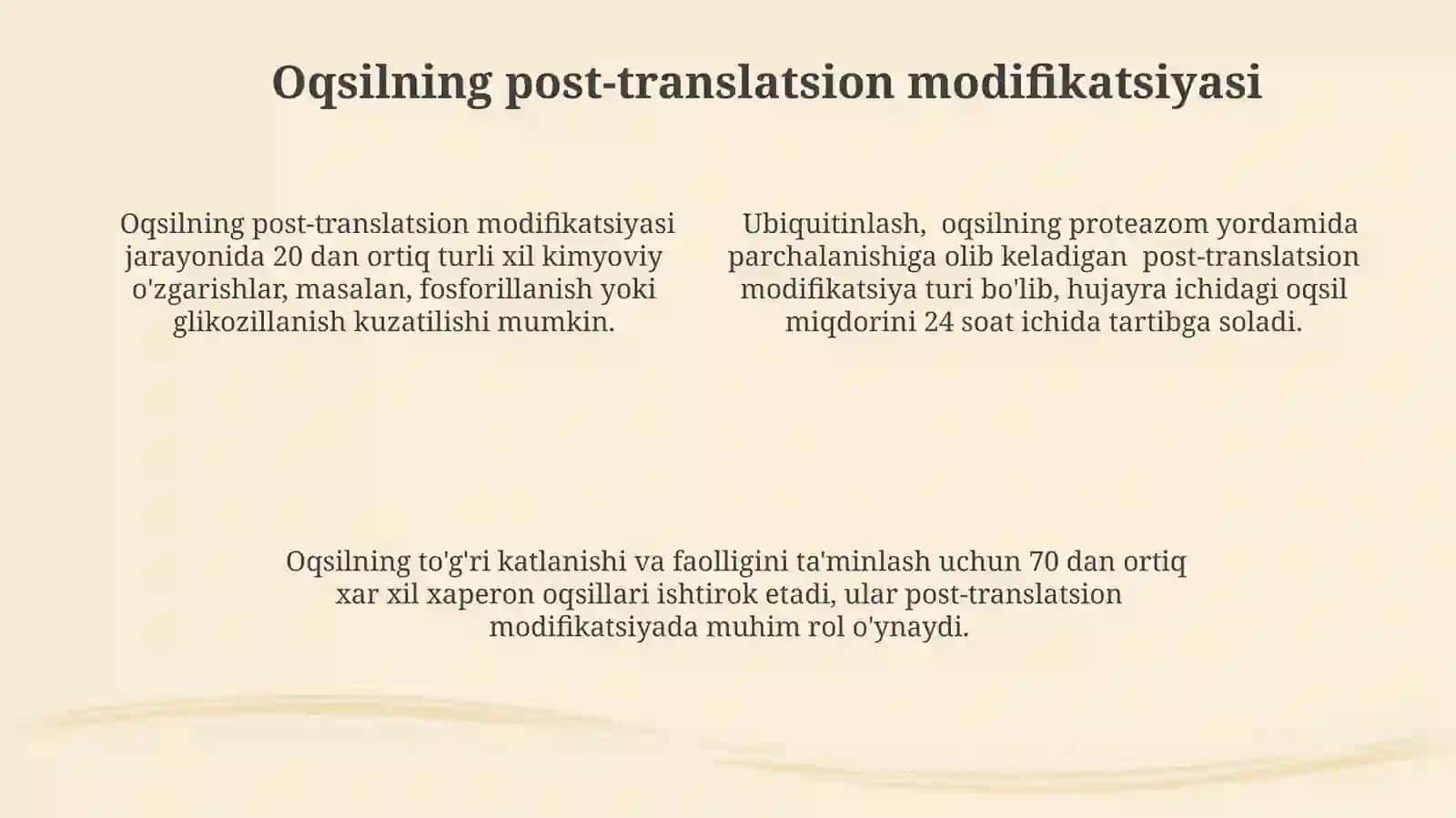 Hujayrada translatsiya transkripsiya va replikatsiya jarayonlari 4