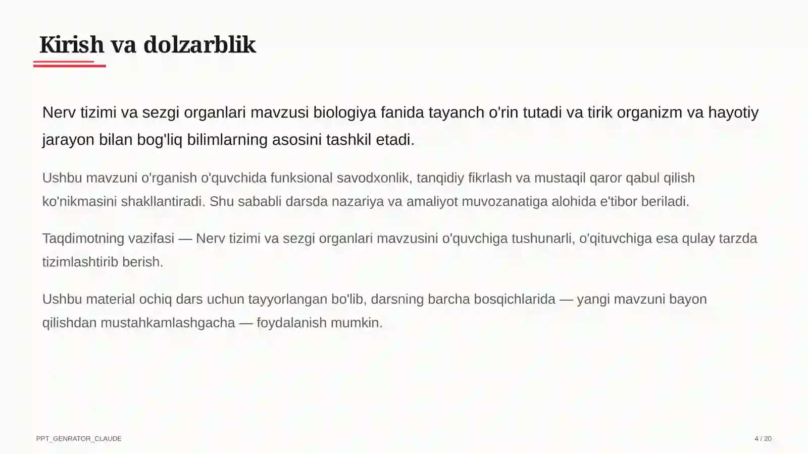 Nerv tizimi va sezgi organlari (8-sinf) 4