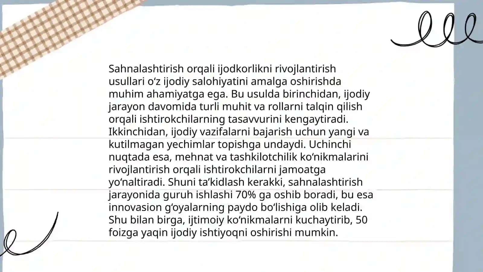 Maktabgacha ta'limda sahnalashtirish faoliyatida bolalarning ijodkorligini rivojlantirish 4