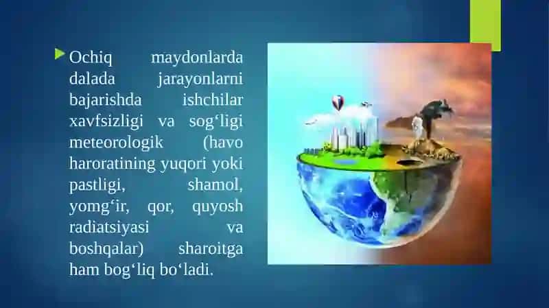 Ishlab chiqarishning sanitariyasi va gigiyenasi meyorlari, mazmuni 4