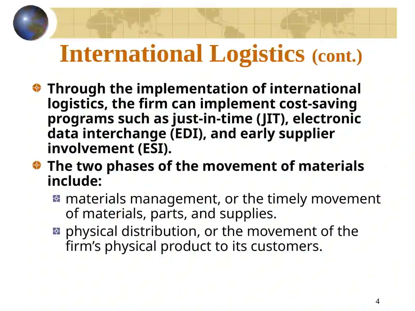 Mavzu 16: Logistika va Tayyorlov Ombor boshqaruv 4