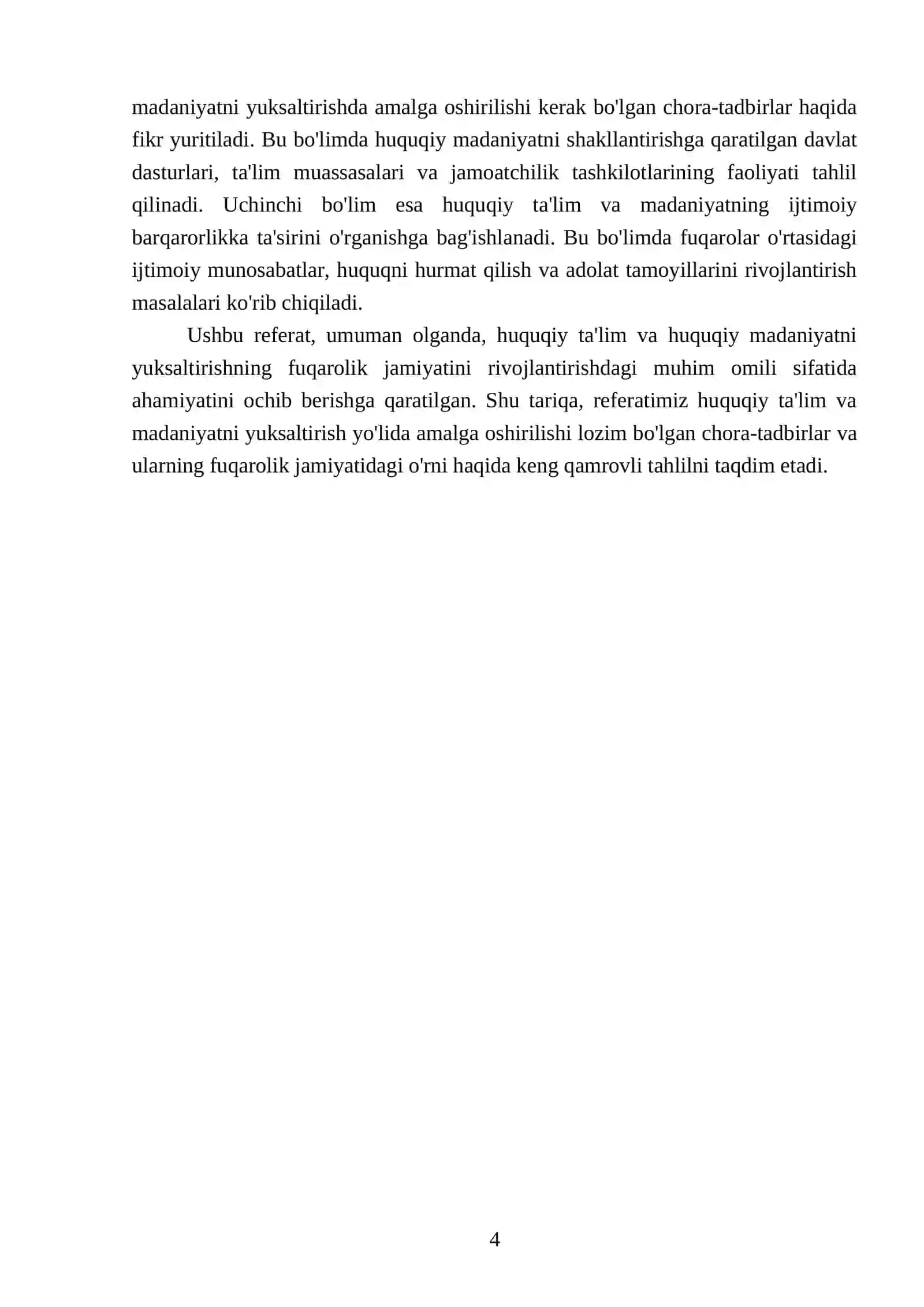 BOLA HUQUQLARI FANIDAN TAYYORLAGAN REFERATI 4