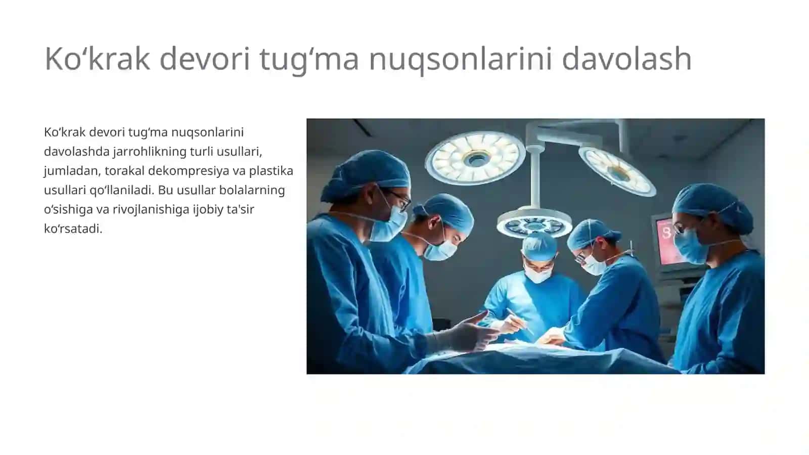 Ko‘krak devori va yurak nuqsonlari 4