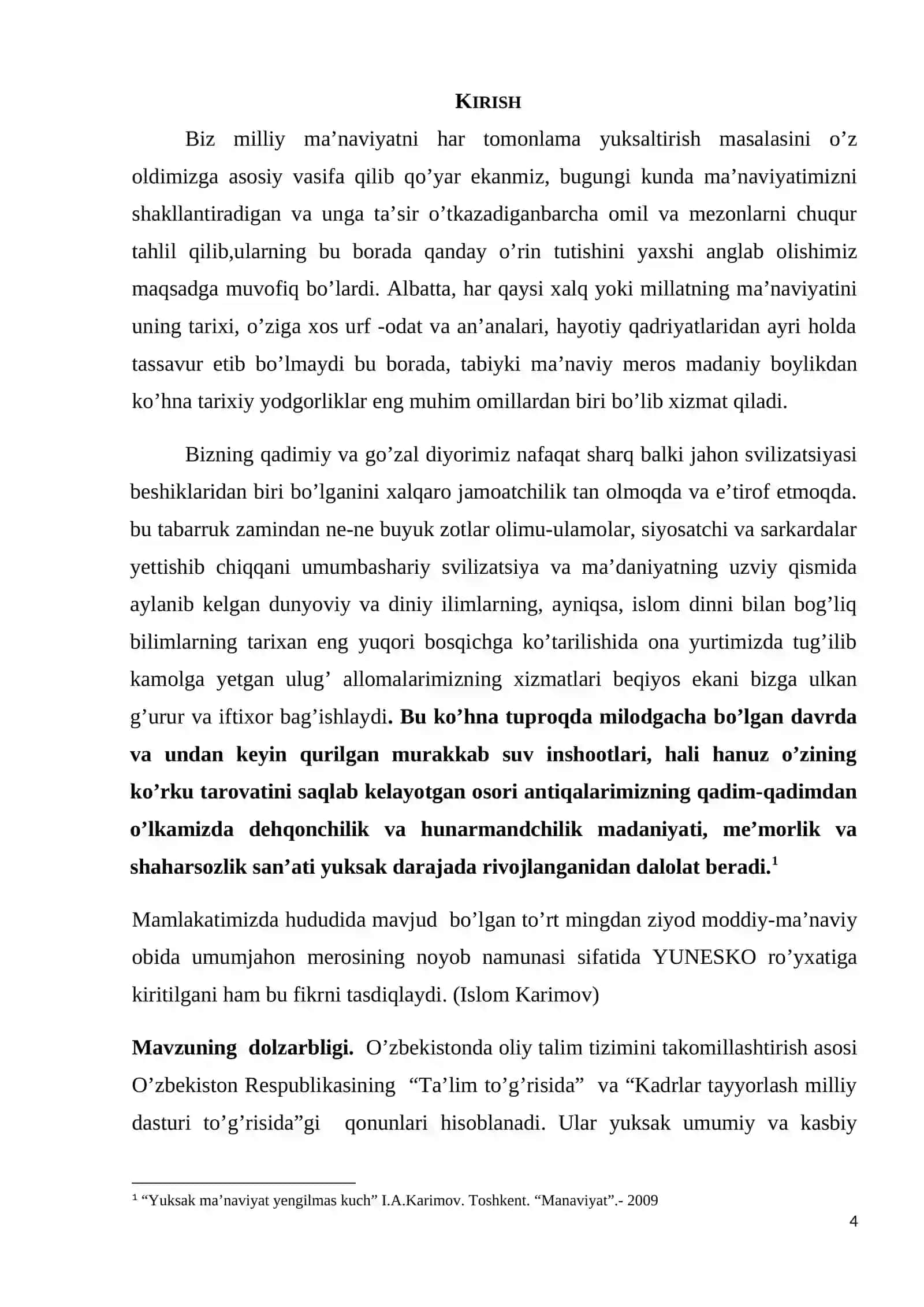 Mahalliy ahamiyatga ega bo’lgan tarixiy obidalar haqida. 4
