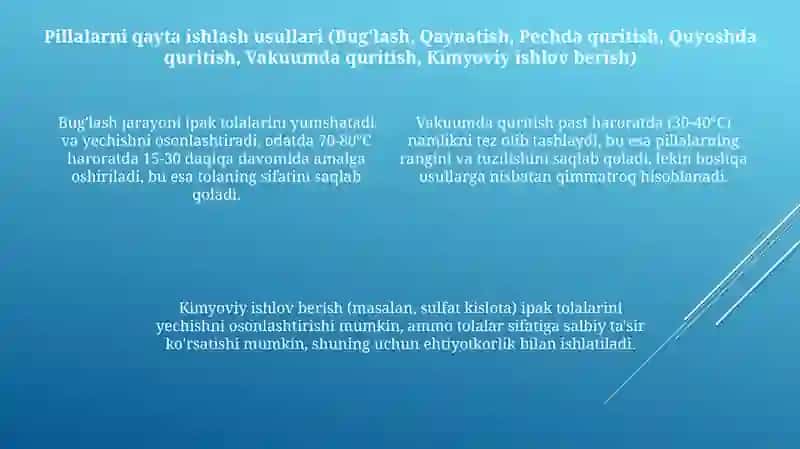 Ipak qurti tiximi naytash usullari 4