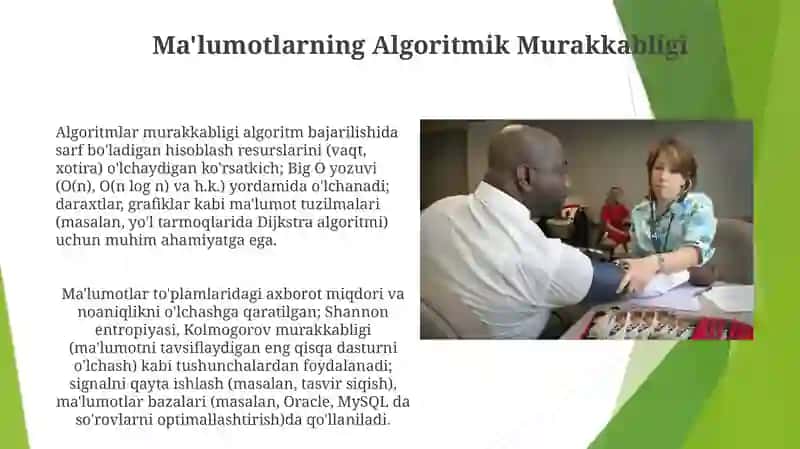 O‘lchashlarning algoritmik nazariyasi 4