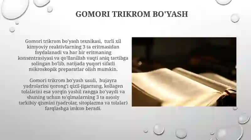 Gistologiya fanida qo‘llaniladigan o‘rganish usullari 4