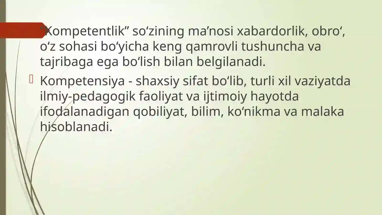 Professionalkompetensiyaningnazariyasoslari.Kasbiyfaoliyatnishakllantirishtexnologiyasi 4