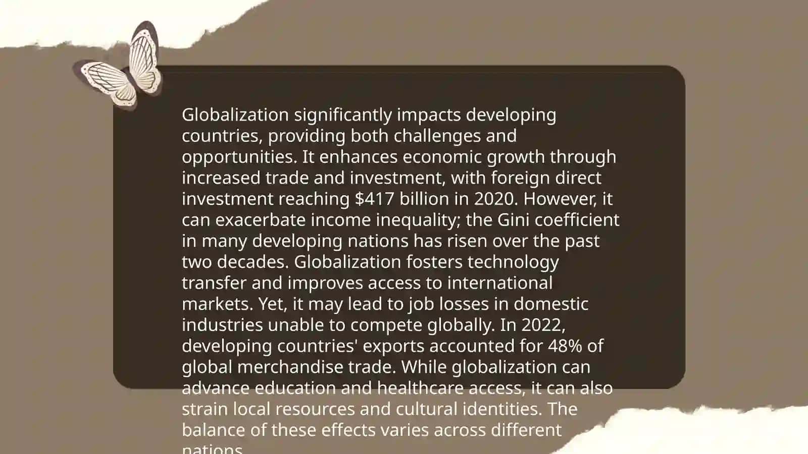 Global world: Globalization. Global statisties. Global culture 4