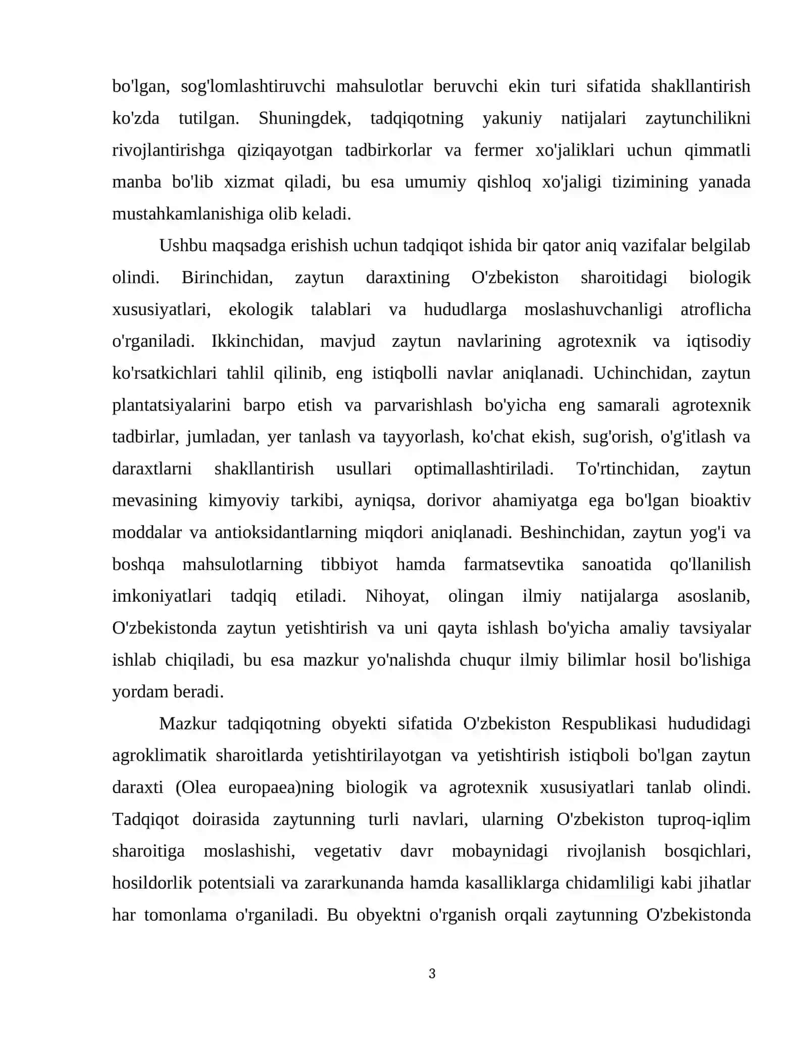 Zaytun daraxtini agrotexnik sharoitlarda yetishtirish va dorivor mahsulotlari 4