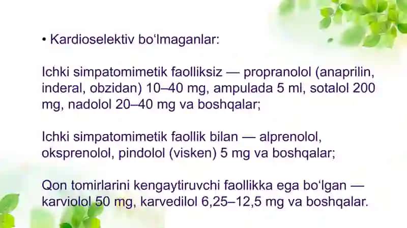 Gipotenziv dori vositalari 4