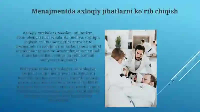Menajment ta'limi sohasida texnologiyalardan foydalanish 4