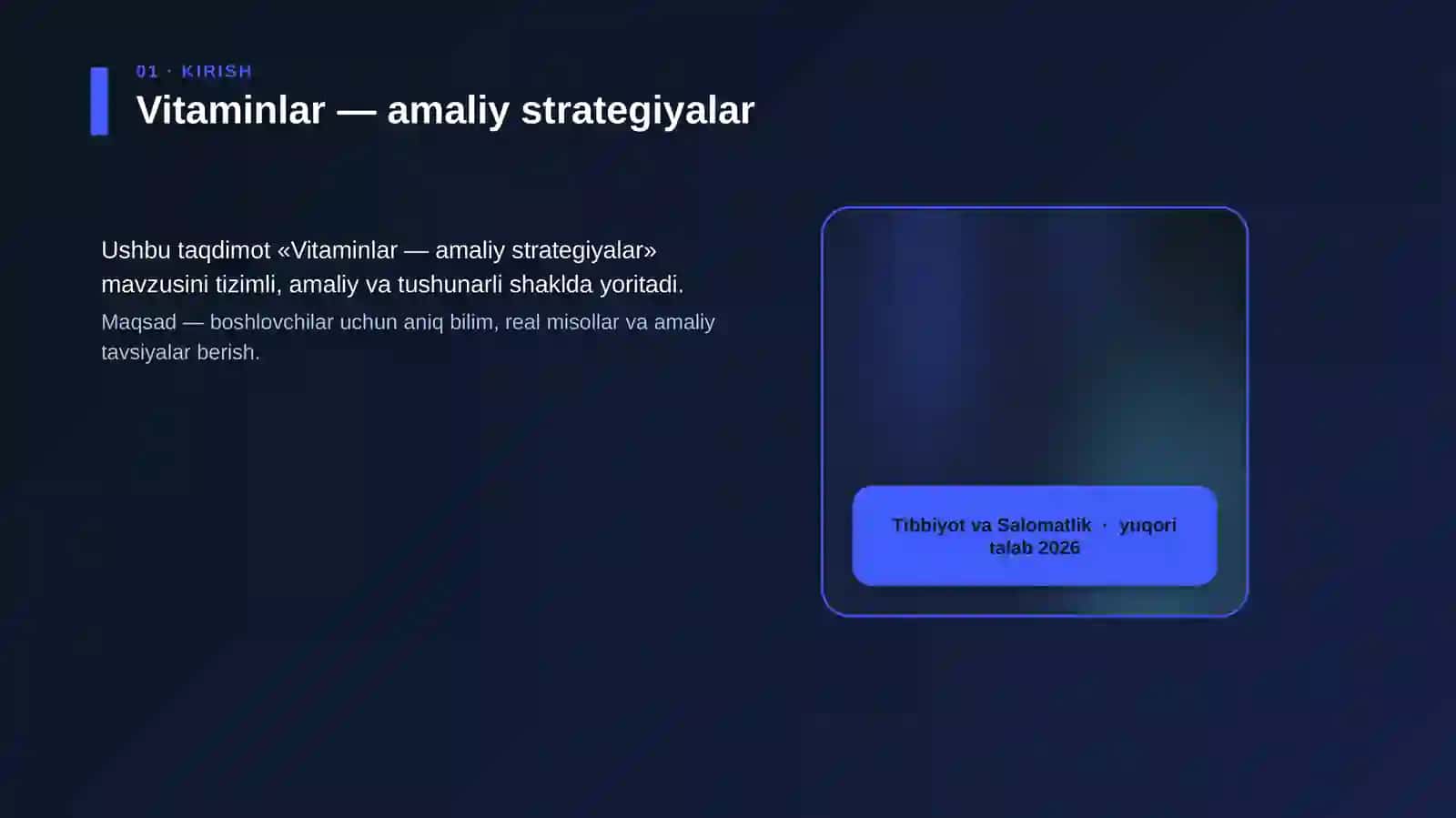 Vitaminlar — amaliy strategiyalar 4