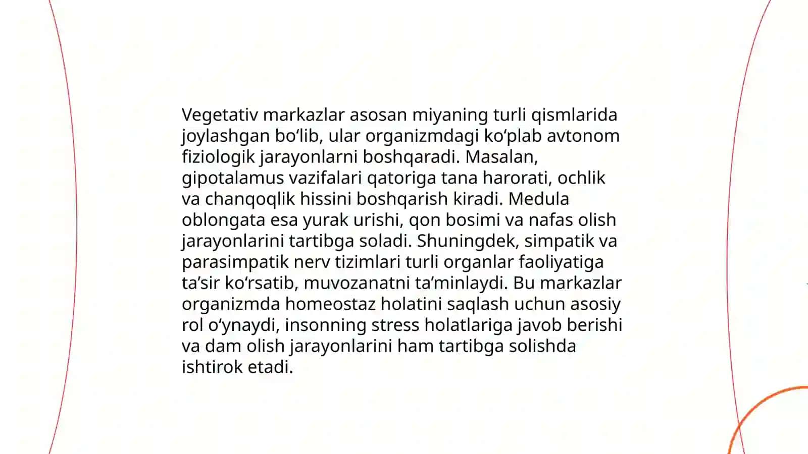 Vegetativ oliy markazlar va ularning funksional ahamiyati 4