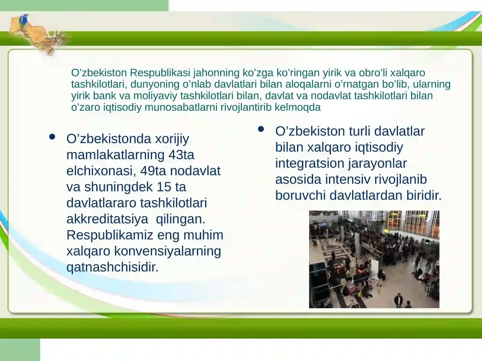 O'zbekistonda tashqi iqtisodiy aloqalarining ustuvor yo'nalishlari 4