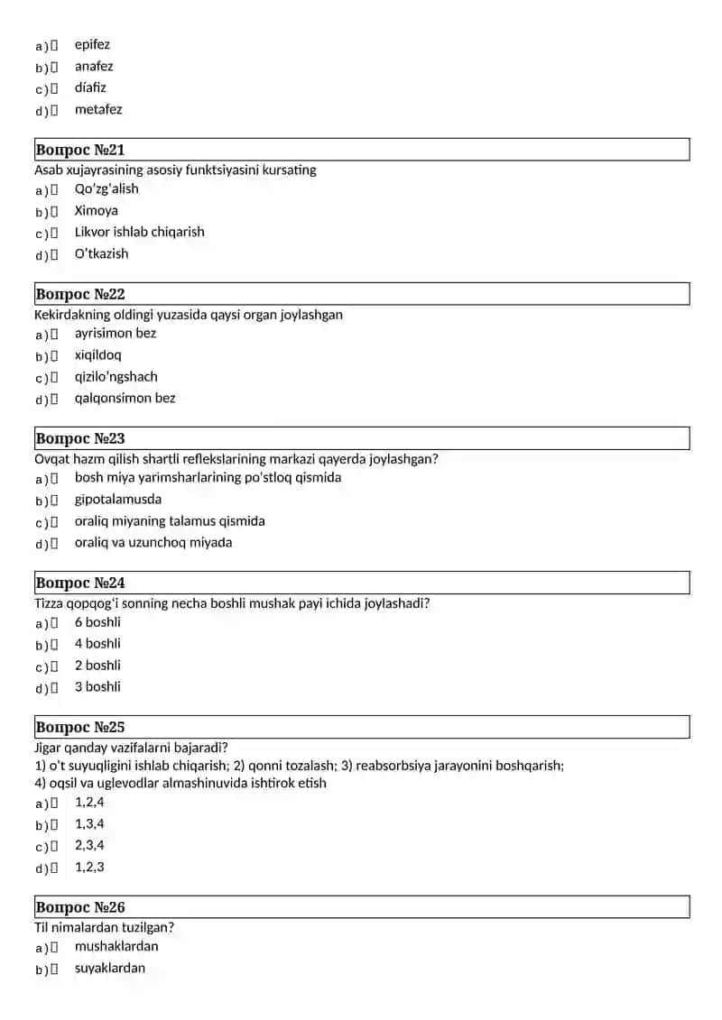 HUMAN ANATOMY AND GENETICS UZ 4