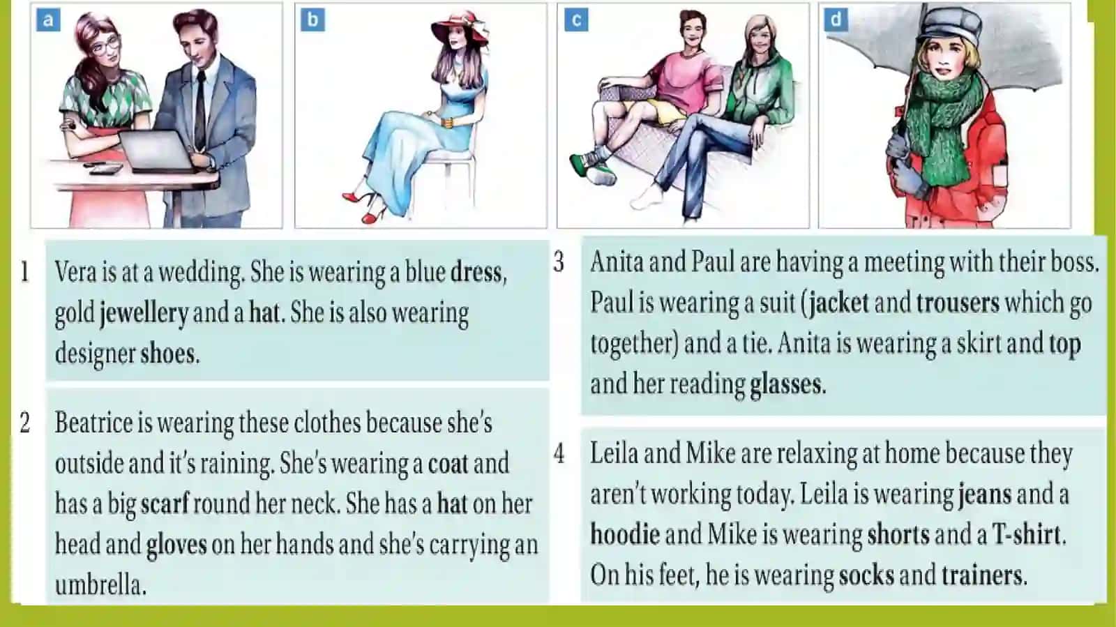 PRESENT CONTINUOUS Clothes and Shopping 4