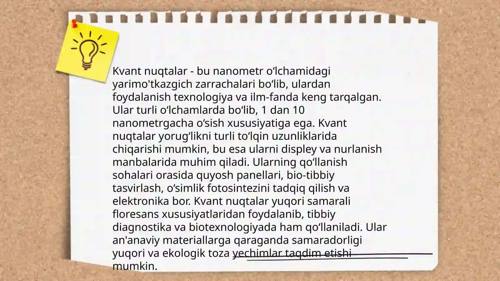 Nanoelektronika materiaplari. Kvant "nuqtalar", "iplar" va ""o'ralar" 4