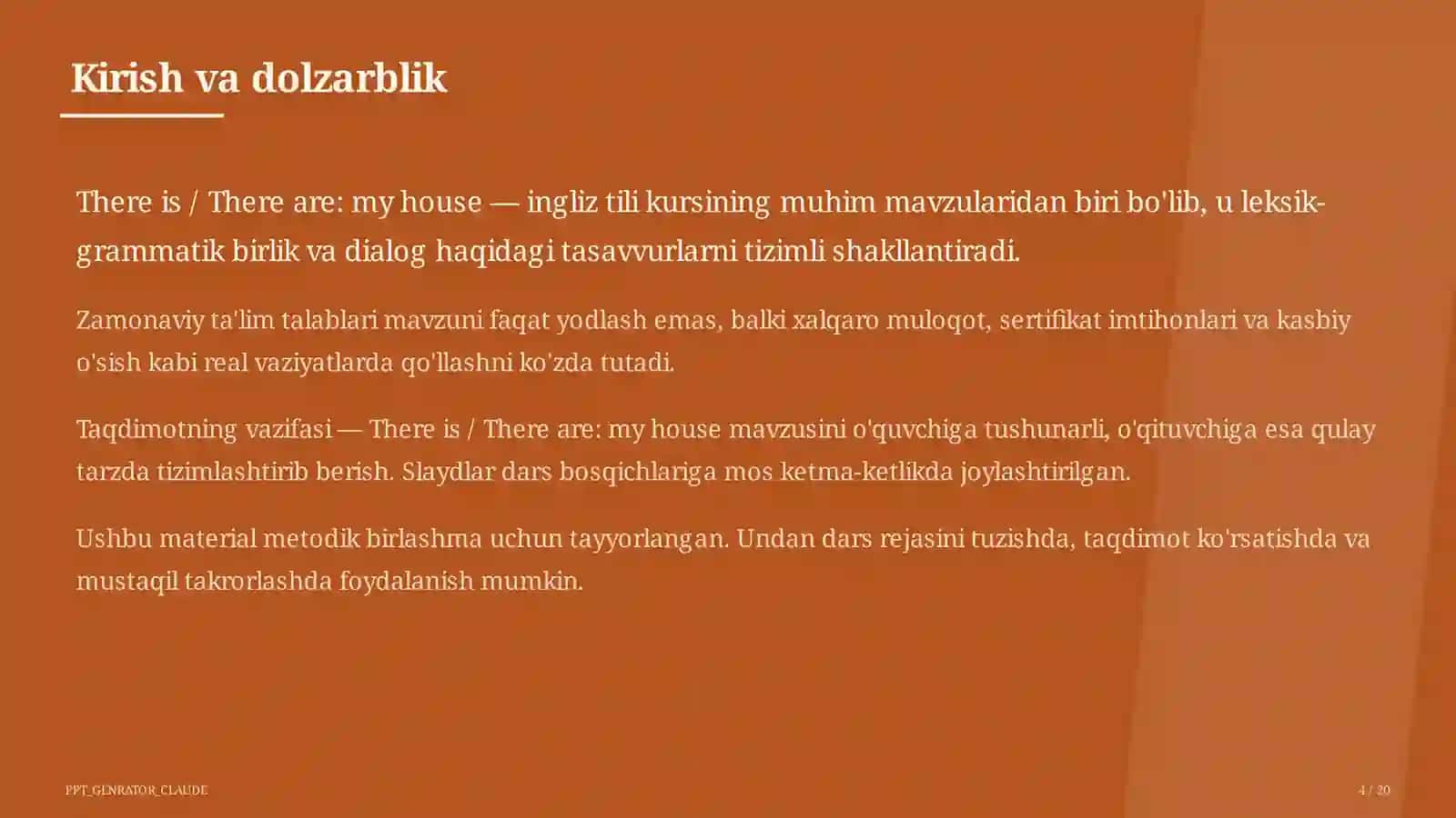 Ingliz tili (1– 11) 4