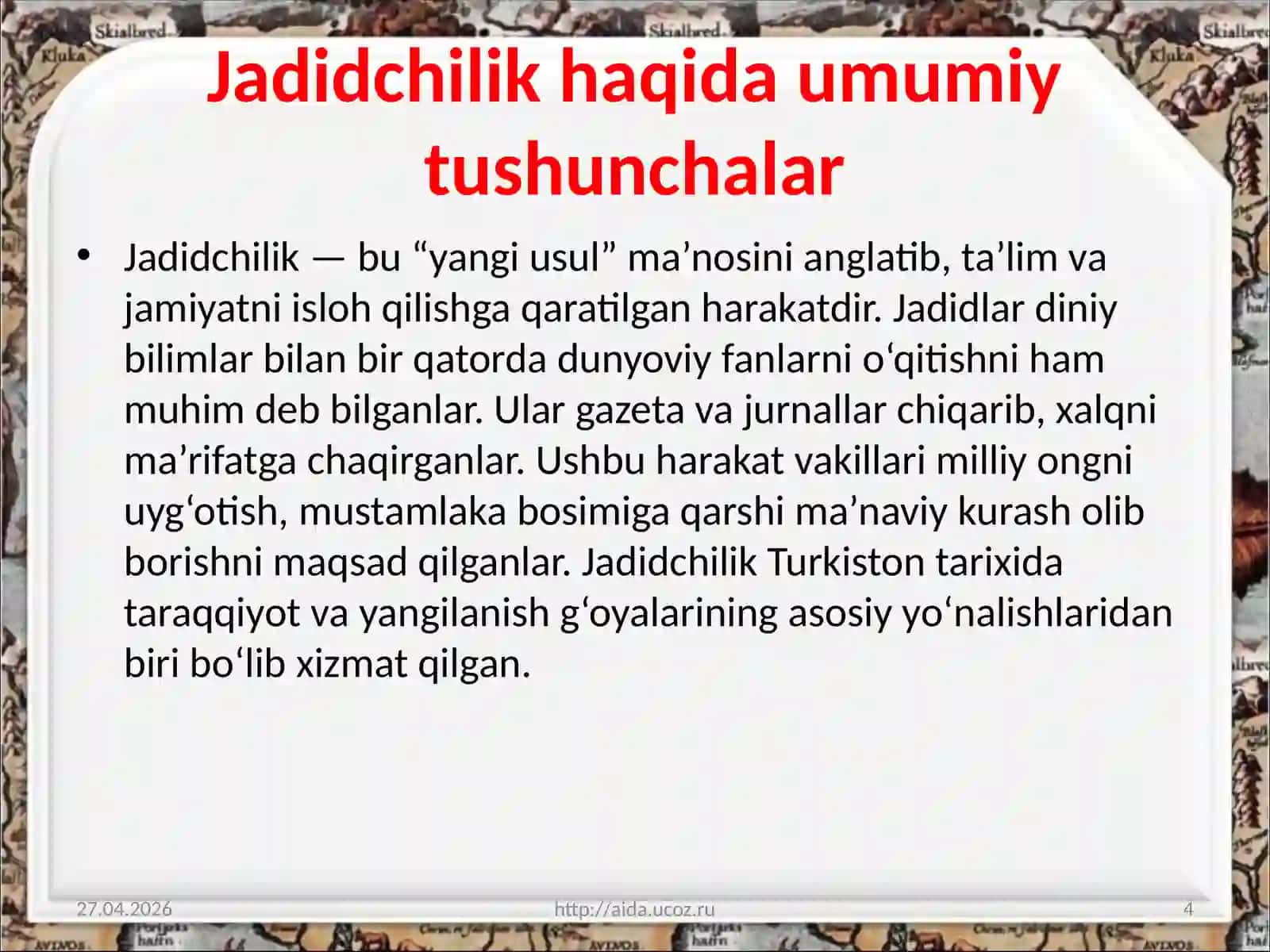 Jadidchilik 4