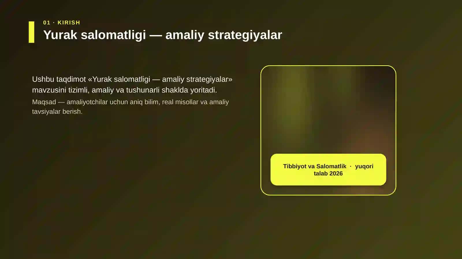 Yurak salomatligi — amaliy strategiyalar 4