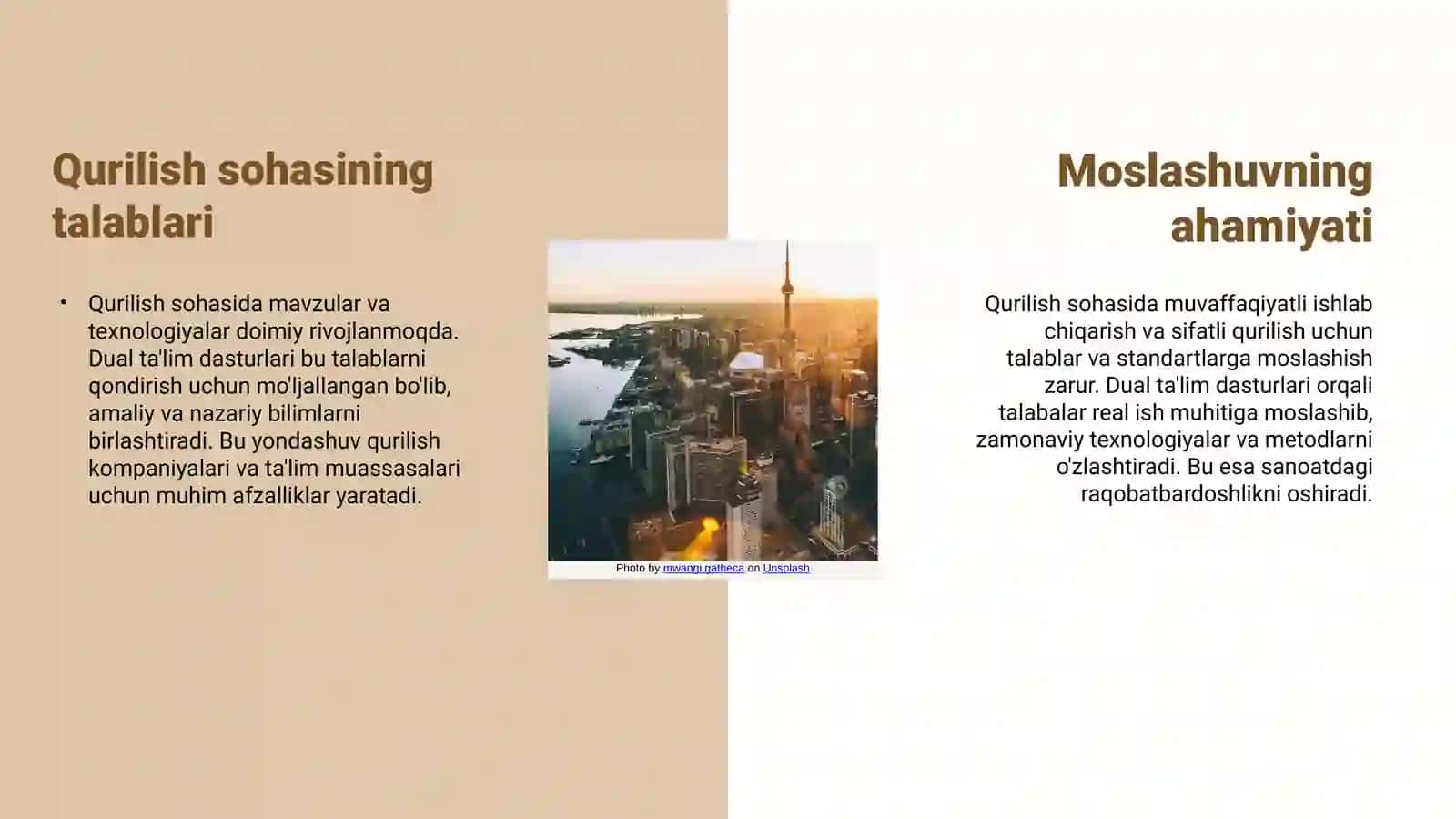 Qurilish sohasida dual ta'lim dasturlari va smeta ishi: global ta'lim jarayonlari moslashuvi 4