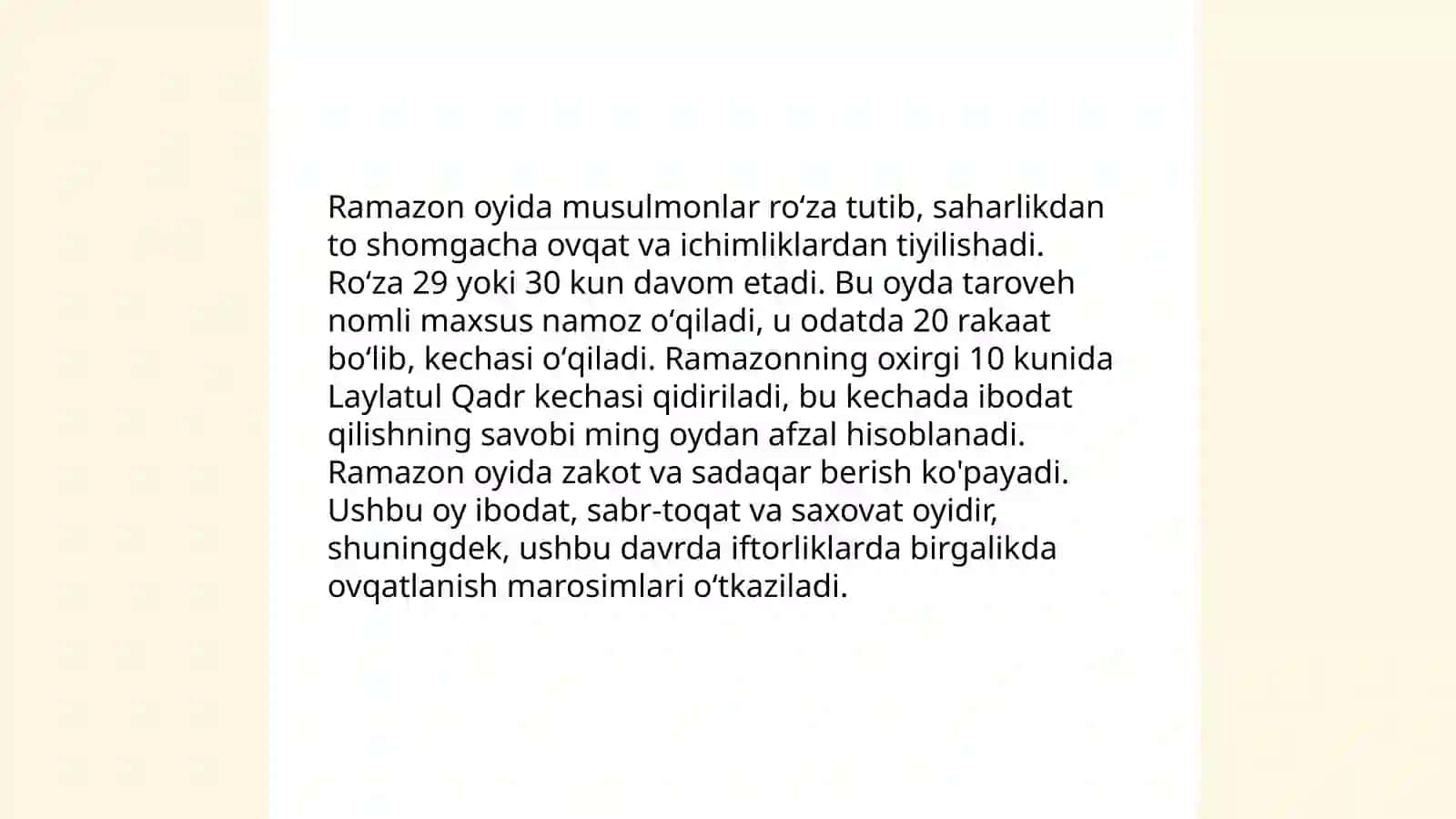 Islomdagi marosim va bayramlar 4