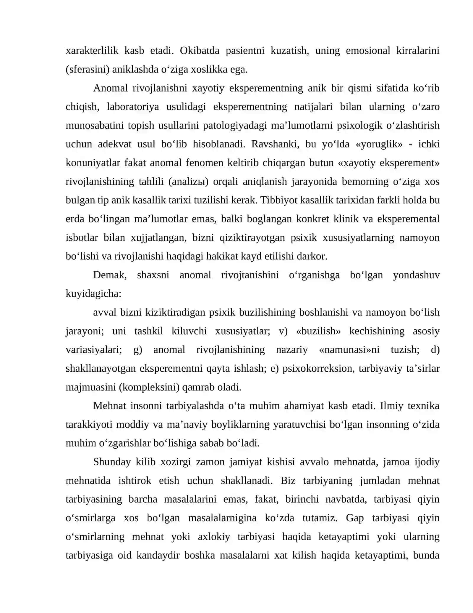 Shaxs rivojlanishidagi buzilishlarning psixologik xususiyatlari 4