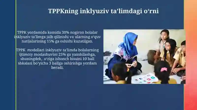 Imkoniyati cheklangan bolalarni inklyuzib ta'limga jalb etishda TPPKning roli 4